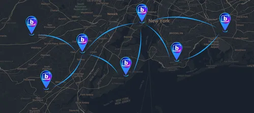 Buzztime Spot Map